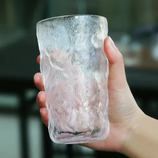 Gobelet à vin à rayures européennes créatives, 14oz, pour boire du jus, tasse Highball