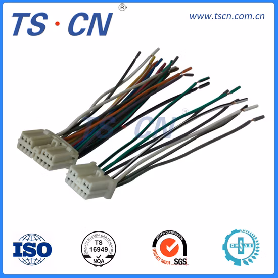 Connecteur automobile personnalisé faisceau de câbles électriques automatiques pour Volvo